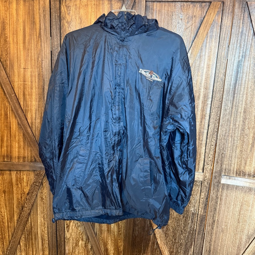 NWOT Navy plush-lined Windbreaker Jacket -  Size XXL